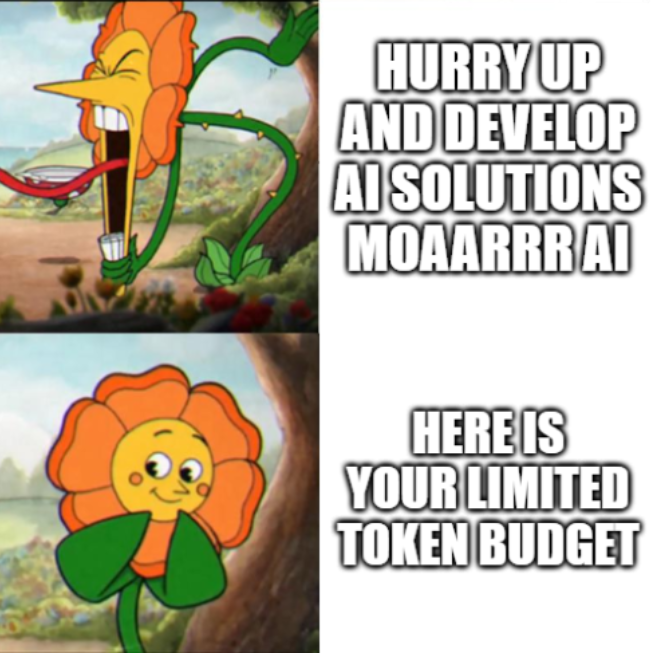 moar AI less tokens
